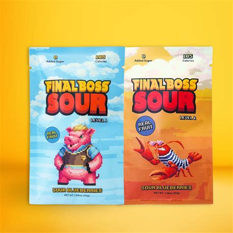 They are the perfect low calorie snack for adults and kids alike. . Final boss sour